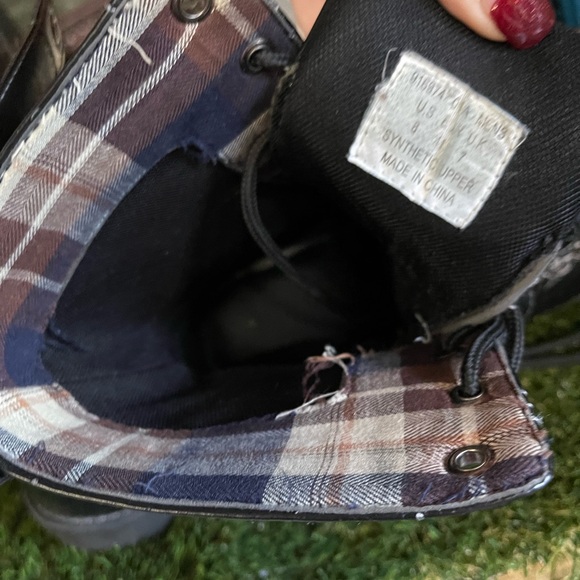 Cadillac Men's Army Black Carpenter Boots Size - Picture 8 of 13